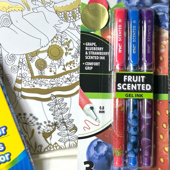 ADULT COLORING BOOK SET #6 - Picture 4 of 15